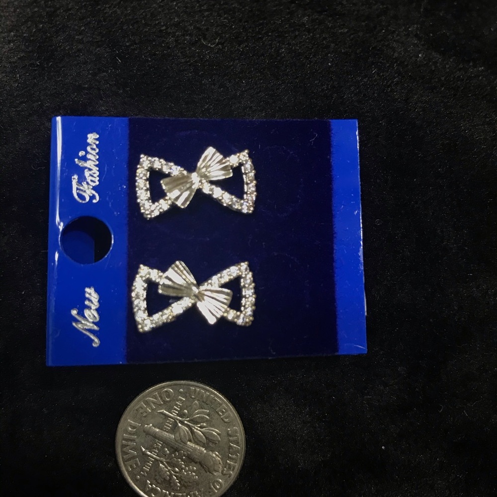 Silver earrings